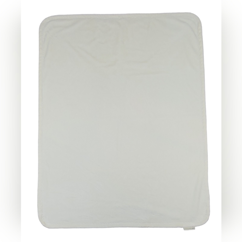 POTTERY Barn Kids Yellow and White Crib and Stroller Baby Blanket